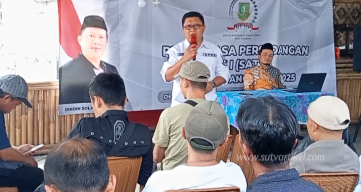 Perjuangkan Aspirasi Warga, Dindin Solahudin Gelar Reses Masa Sidang Ke-1