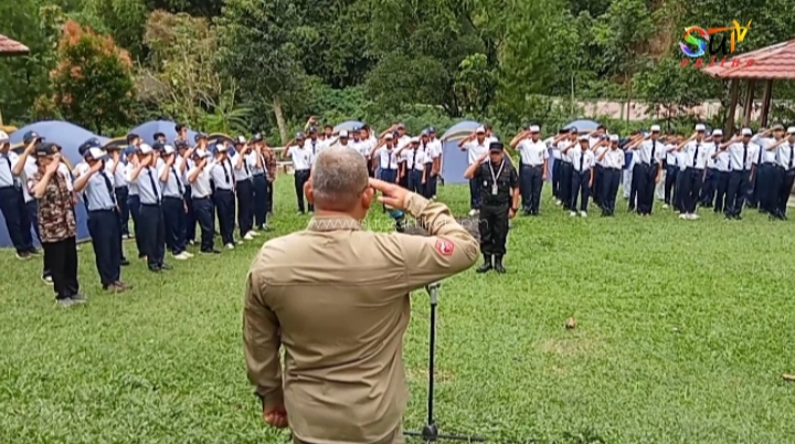 KB FKPPI PC 1006 Bersama Dinas Pendidikan Kab.Sukabumi Gelar Kegiatan Wasbang dan Bela Negara Bagi Siswa SMP