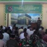 Peringati Hari Juang TNI AD Ke-79, Anggota Koramil 0607-04/Kota Sukabumi Utara Ikuti Do’a Bersama Di Mesjid Abu Bakar Makodim