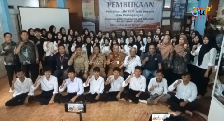 LKP Depary Express Bersama Dinas Pendidikan, Gelar Pembukaan Life Skill Tatabusana Dan Pemagangan Bagi 50 Peserta